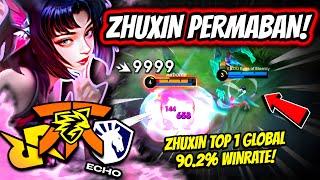 THE MOST PICKED AND BANNED MAGE IN COMPETITIVE! ZHUXIN TOP 1 GLOBAL 90.2% WINRATE! | MOBILE LEGENDS