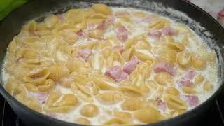 Easy Ham & Cheese Pasta Recipe