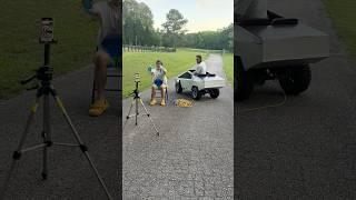 BTS MINI CYBER TRUCK VS CARTER SHARER #cybertruck #funny #comedy #shorts #usa