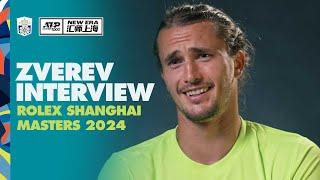 Alexander Zverev Pre-Event Interview | Rolex Shanghai Masters 2024