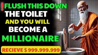 You will EARN $999.999.999 JUST by pouring this into the toilet | Buddhist Teachings