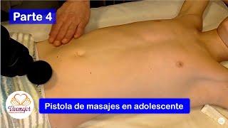 Vibromasajeador miofascial (pistola de masajes) - PARTE 4: MASAJE EN ABDOMEN