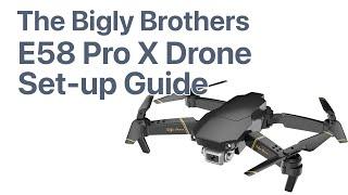 The Newest Bigly Brothers E58 Pro X Drone with Camera 4k