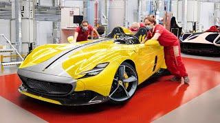 Inside Ferrari Most Exclusive Factory Building Supercars by Hands - Ferrari Production Line