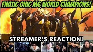 Fnatic Onic Philippines Are Your M6 World Champions! PH 5X World Champs! Streamer's Reaction!