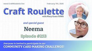 Craft Roulette Episode #253 featuring Norma Medina (@CraftsandDesignsbyNeema)