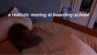 a realistic morning routine at boarding school | Ella Katherine