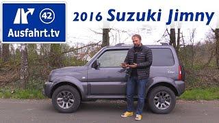 2016 Suzuki Jimny Ranger - Fahrbericht der Probefahrt, Test, Review Ausfahrt.tv