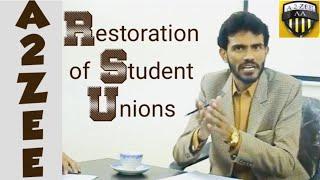 Restoration Of Student Unions (A2ZEE)