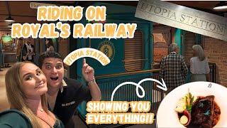 Dining on The NEW Royal Railway UTOPIA Station | A TRAIN on a Cruise Ship?! | Showing You Everything