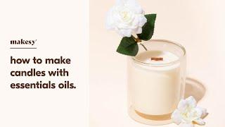 how to make candles with essential oils 