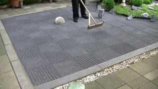 ASMR Japanese zen garden raking 禅の庭