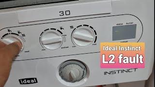 Ideal Instinct L2 fault diagnosis no ignition boiler diagnosis part change Birmingham UK