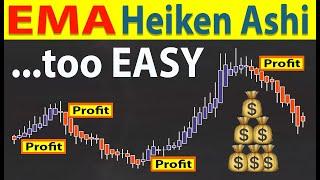  EMA-Heiken Ashi | This is The Trading Strategy The Top 5% Use (and it makes trading way too EASY!)