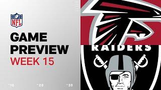 Atlanta Falcons vs. Las Vegas Raiders | 2024 Week 15 Game Preview