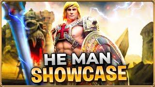 BIG DAMAGE!? He-Man Testing & Showcase Raid: Shadow Legends