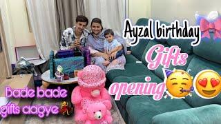 Ayzal birthday Gift OpeningSab bhari bhari chizze mili hai/ alhamdulillah️