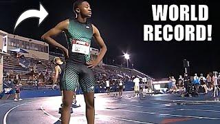UNBELIEVABLE! Quincy Wilson SHATTERS WORLD Youth Record IN 400 Meters || 2024 Holloway Pro Classic