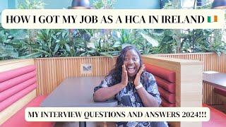 Here's What I'd Do If I NEEDED A JOB NOW As A Healthcare Assistant In Ireland - Interview Questions