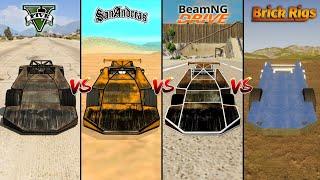 GTA 5 RAMP BUGGY VS GTA SA VS BEAMNG VS BRICK RIGS - WHICH IS BEST?