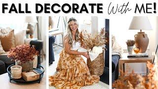 FALL DECORATING IDEAS || DECORATING FOR AUTUMN || FALL DECORATE WITH ME || AUTUMN STYLING TIPS