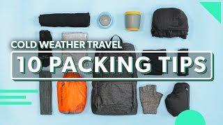 10 Minimalist Packing Tips For Cold Weather Travel | How To Pack Light & Keep Warm (Fall & Winter)