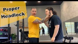 Pro wrestling tutorial (proper headlock)