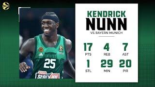 Panathinaikos - Bayern Munich 94-79 | Kendrick Nunn (17 Points , 20 PIR)