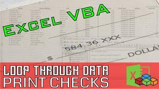 Excel VBA Print Checks Dynamically Based on Check Date - Easy Tutorial, .PrintOut Method