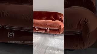 Vintage Soriana Sofa! Authentic 1970s Cassina Soriana sofa designed by Afra Tobia Scarpa
