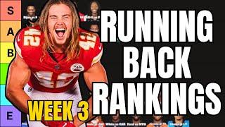 Top 40 Running Back Rankings For Week 3 Fantasy Football