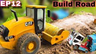 Borey RC Team are continuing to build highway road  EP12 #excavator #dozer #hindi #jcb #toycars