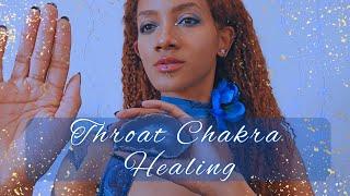 🟦 ASMR Reiki| Throat Chakra Communication and Truth #reiki