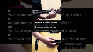 Thunder - Boys Like Girls | Easy Guitar Chords Tutorial For Beginners #guitarlesson