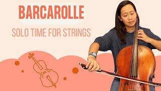 Barcarolle from Solo Time for Strings | Cellomoji Cover