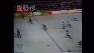 1981 Canada Cup Butch Goring Scores a Major League Goal on an Insane pass from Denis Potvin