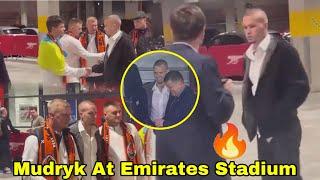 Wow! Mykhailo Mudryk Spotted at ArsenalMudryk visit Emirates Stadium to watch Arsenal vs Shakthar