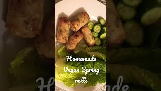 Homemade Vegan Spring Rolls