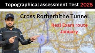 Topographical assessment Test 2025 | Real Exam Question January 2025,Rotherhithe Tunnel | SA PCO