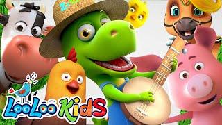 Zigaloo Had a Farm (Official Video) – Dino Songs and Animal Fun for Children - LooLoo Kids