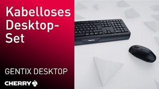 CHERRY GENTIX DESKTOP | Kabelloses Desktop-Set mit integrierter Handballenauflage