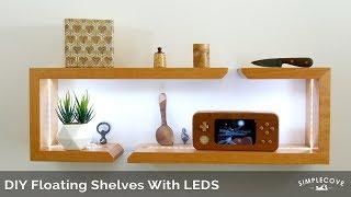 DIY Floating Shelves