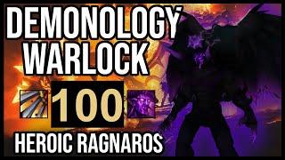 FIRELANDS Heroic Ragnaros 25m (36,442 DPS) R1 World - Demonology Warlock | Cataclysm WoW Classic