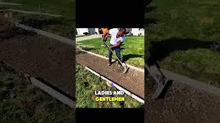 1 Day Concrete Sidewalk Replacement  #shorts  #diy #concrete #construction #satisfying