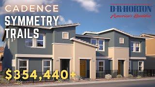 New Townhomes for Sale at Symmetry Trails by DR Horton in Cadence, Henderson, NV | 1417 Floor Plan