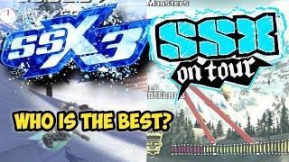 Compare SSX 3 VS SSX ON TOUR RACE EDITION