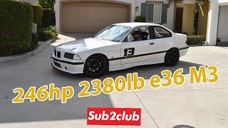 1999 BMW E36 M3 track car build interview