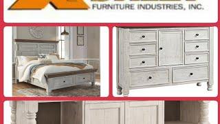 Ashley Furniture Millennium  Havalance King Poster Bedroom Set #ashleyfurniture #furniture #ashley