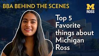 Top 5 Favorite Academic Experiences at Michigan Ross