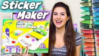 Testing CRAYOLA STICKER MAKER Craft Kit